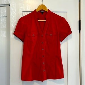 Express short sleeve button down shirt
